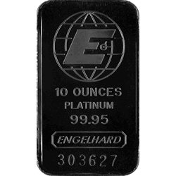 PLATINUM BARS 10 OZ - 10 OZ PLATINUM BAR