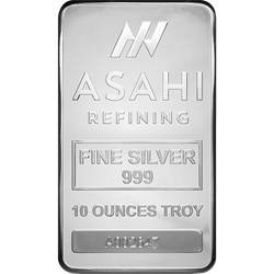 SILVER BARS 10 OZ - 10 OZ SILVER BAR ASAHI