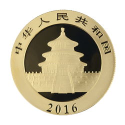 CHINESE GOLD PANDA - 2016 15 GRAM CHINESE GOLD PANDA