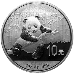 CHINESE SILVER PANDA - 1 OZ CHINESE SILVER PANDA