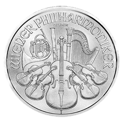 AUSTRIAN SILVER PHILHARMONIC - 1 OZ AUSTRIAN SILVER PHILHARMONIC