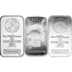 SILVER BARS 1 OZ - 1 OZ SILVER RECTANGLE
