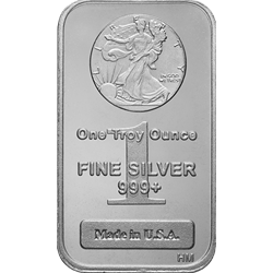 SILVER BARS 1 OZ - 1 OZ SILVER BAR WALKING LIBERTY