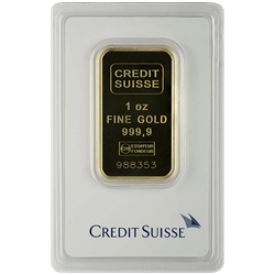 GOLD BARS 1 OZ - 1 OZ GOLD BAR CREDIT SUISSE