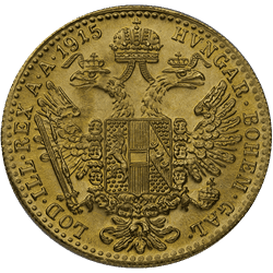 WORLD GOLD - 1 DUCAT GOLD COIN