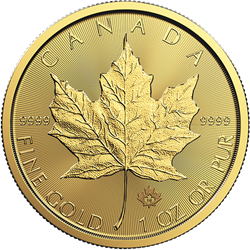 CANADIAN GOLD - 2018 1 OZ GOLD CANADIAN MAPLE LEAF