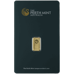 GOLD BARS ASSORTED WEIGHTS - 1 GRAM GOLD BAR PERTH