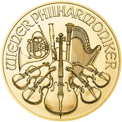 AUSTRIAN GOLD PHILHARMONIC - 2018 1 OZ AUSTRIAN GOLD PHILHARMONIC