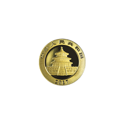 CHINESE GOLD PANDA - 2017 1 GRAM CHINESE GOLD PANDA