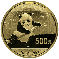CHINESE GOLD PANDA - 1 OZ CHINESE GOLD PANDA