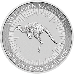 AUSTRALIAN PLATINUM - 2018 1 OZ AUSTRALIAN PLATINUM KANGAROO