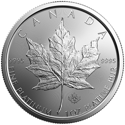 CANADIAN PLATINUM MAPLE LEAF - 2018 1 OZ CANADIAN PLATINUM MAPLE LEAF
