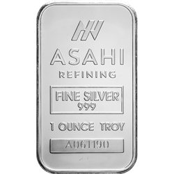 SILVER BARS 1 OZ - 1 OZ SILVER BAR ASAHI