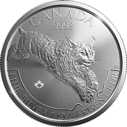 CANADIAN SILVER - 2017 1 OZ CANADIAN SILVER LYNX
