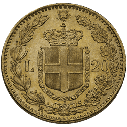 WORLD GOLD - 20 LIRA ITALIAN GOLD COIN