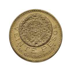 MEXICAN GOLD PESO - 20 PESO MEXICAN GOLD COIN