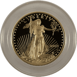 AMERICAN PROOF GOLD EAGLE - 1/4 OZ AMERICAN GOLD EAGLE PROOF (CAPSULE ONLY)