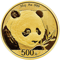 CHINESE GOLD PANDA - 2018 30 GRAM CHINESE GOLD PANDA