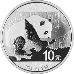 CHINESE SILVER PANDA - 2016 30 GRAM CHINESE SILVER PANDA