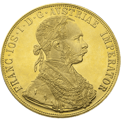 WORLD GOLD - 4 DUCAT AUSTRIAN GOLD COIN