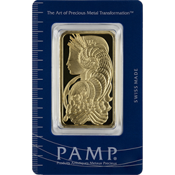 GOLD BARS ASSORTED WEIGHTS - 50 GRAM GOLD BAR PAMP