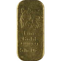 GOLD BARS ASSORTED WEIGHTS - 5 OZ GOLD BAR GENERIC