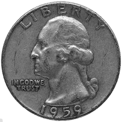 SILVER U.S. COINAGE 90 % - 90% AMERICAN SILVER COINS - QUARTERS