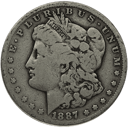 SILVER DOLLARS - AMERICAN SILVER MORGAN DOLLAR AG
