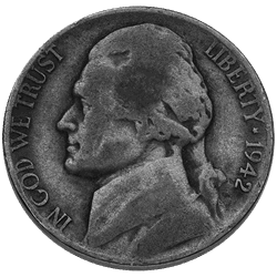 WAR NICKELS - WAR NICKEL (MEASURED IN PIECES)